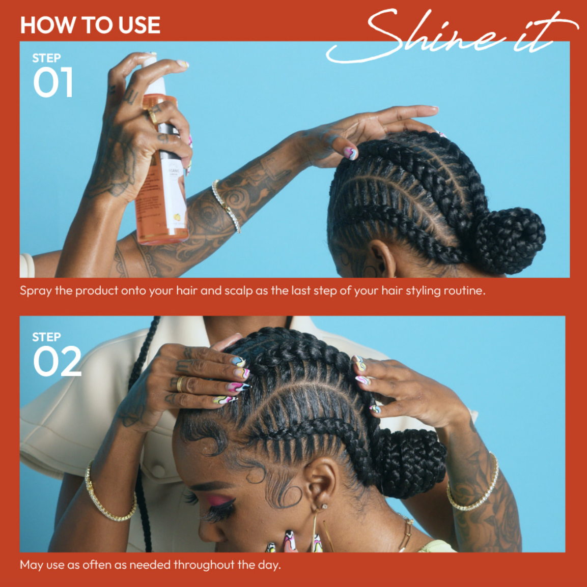 Red by Kiss Braid Sheen Refresher