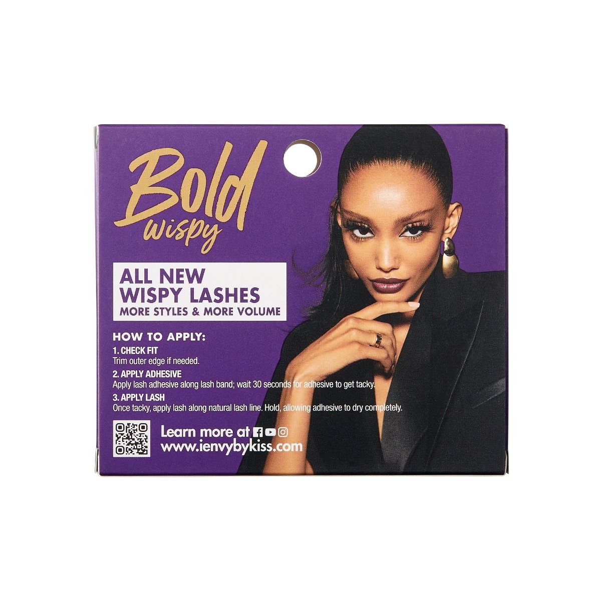 Kiss i-Envy Eyelashes (Bold Wispy)