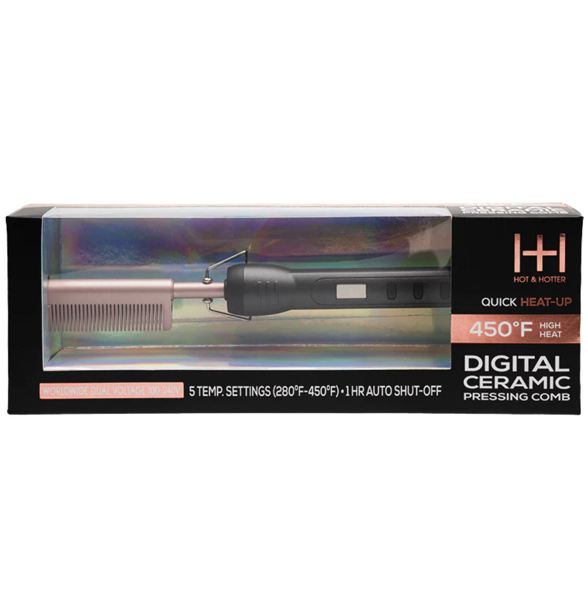 Hot & Hotter Digital Ceramic Pressing Comb