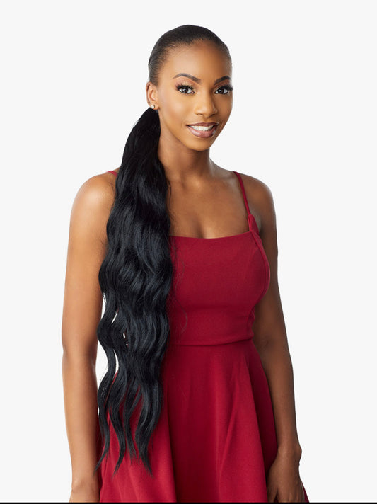 Sensationnel Synthetic Instant Pony Wrap (Loose Wave 30")