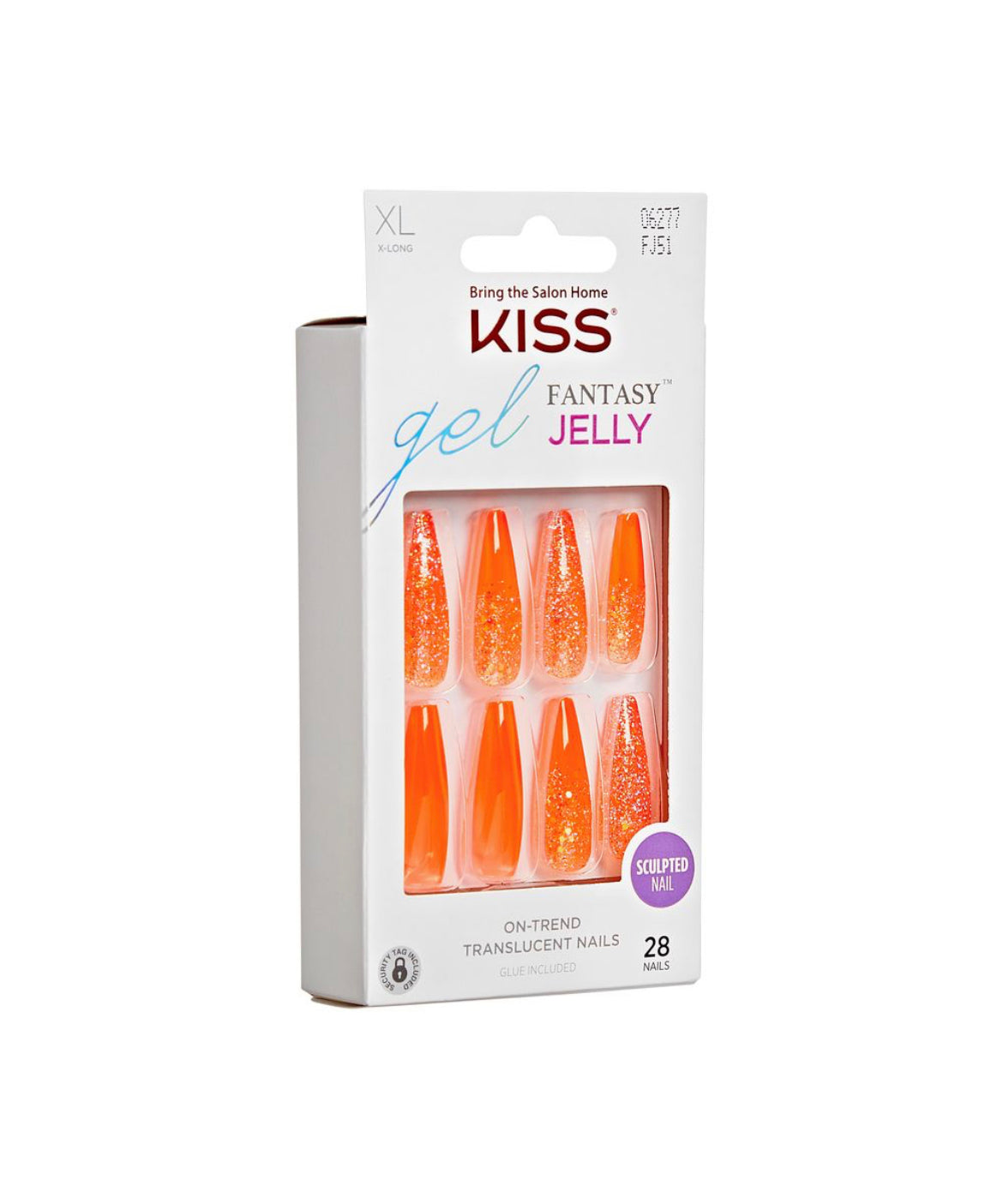 Kiss Jelly Fantasy Nails (Orange Jelly)
