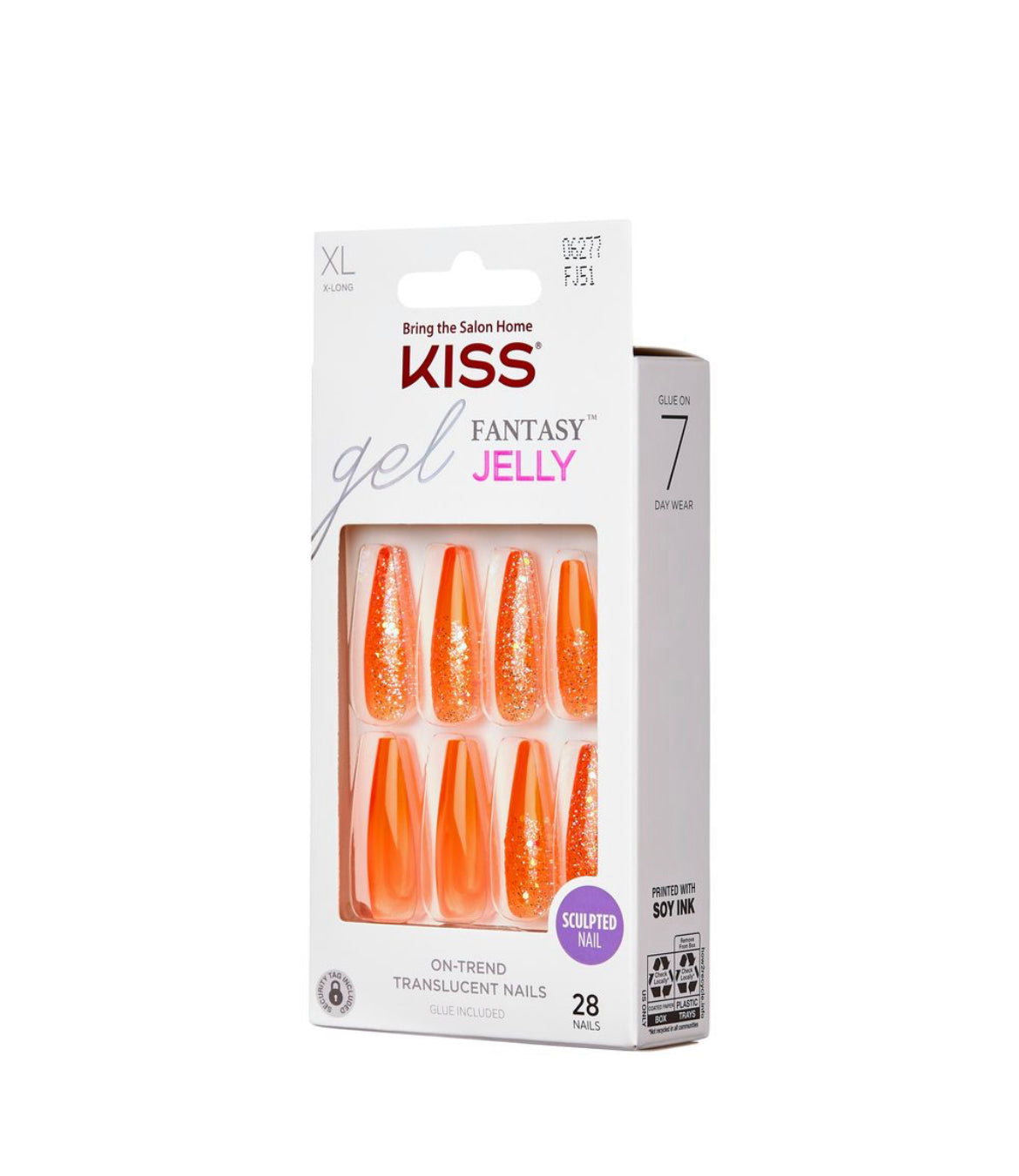 Kiss Jelly Fantasy Nails (Orange Jelly)