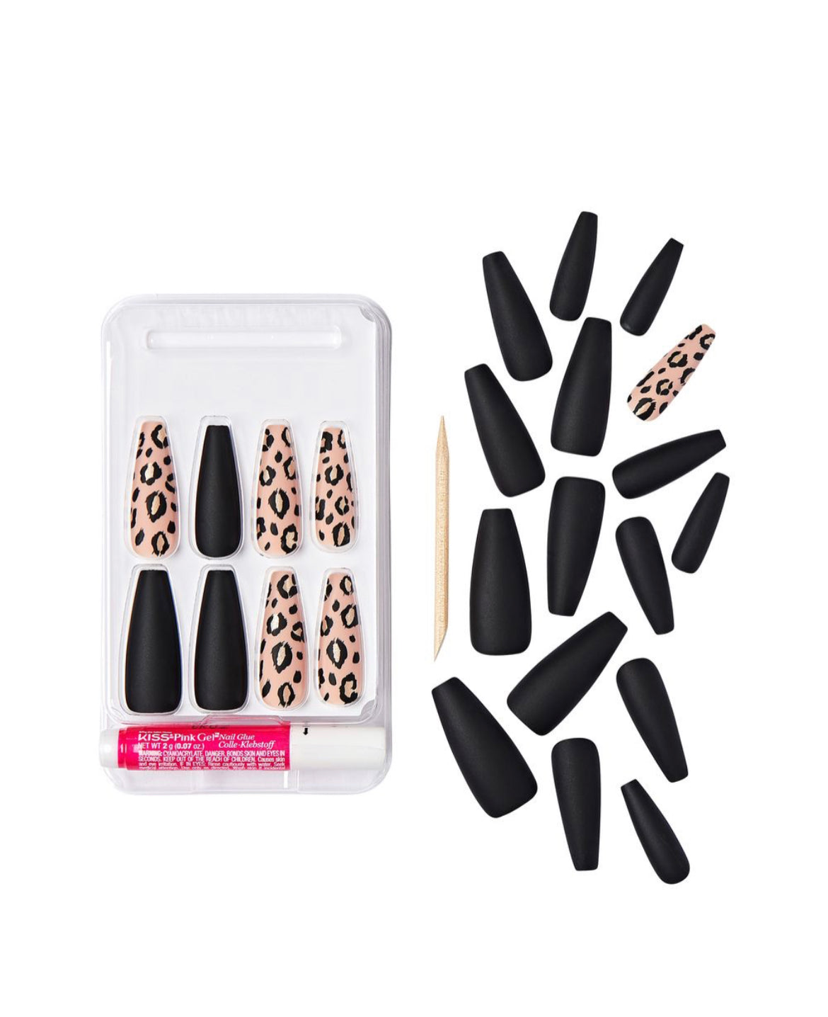Kiss Gold Finger Trendy Nails (Black Beast)