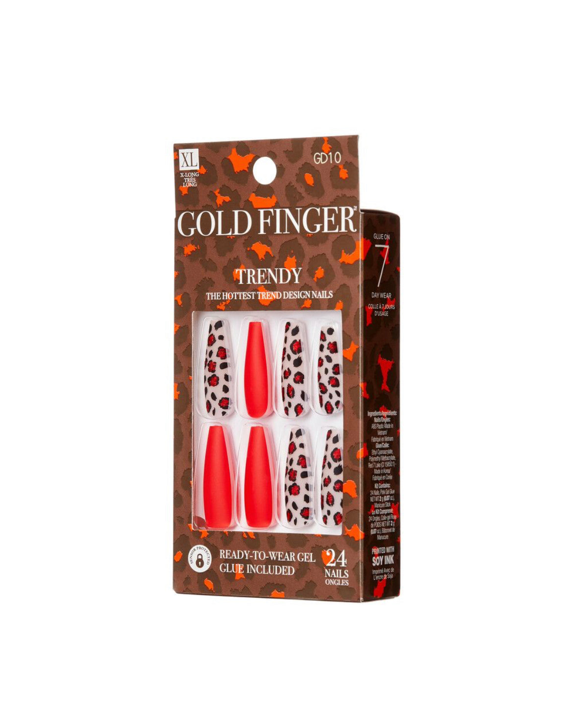 Kiss Gold Finger Trendy Nails (Eureka)