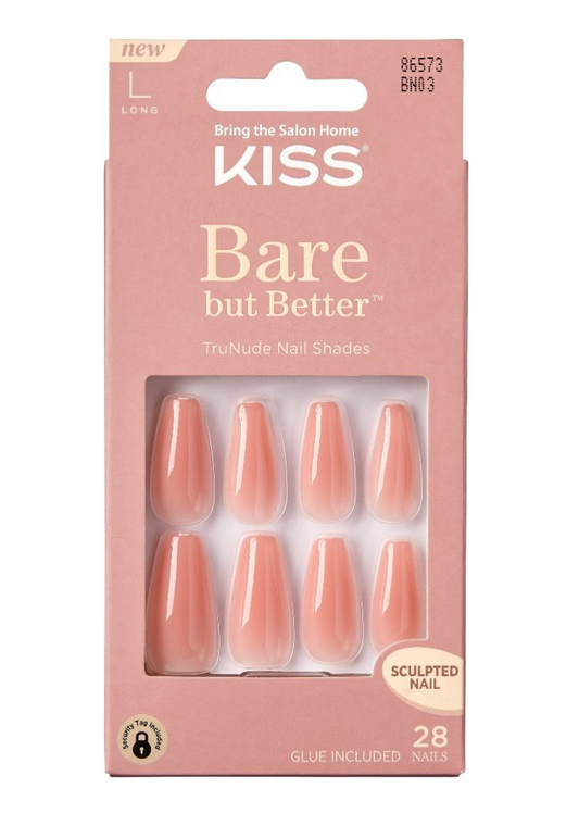Kiss Bare but Better Nails (Nude Glow)