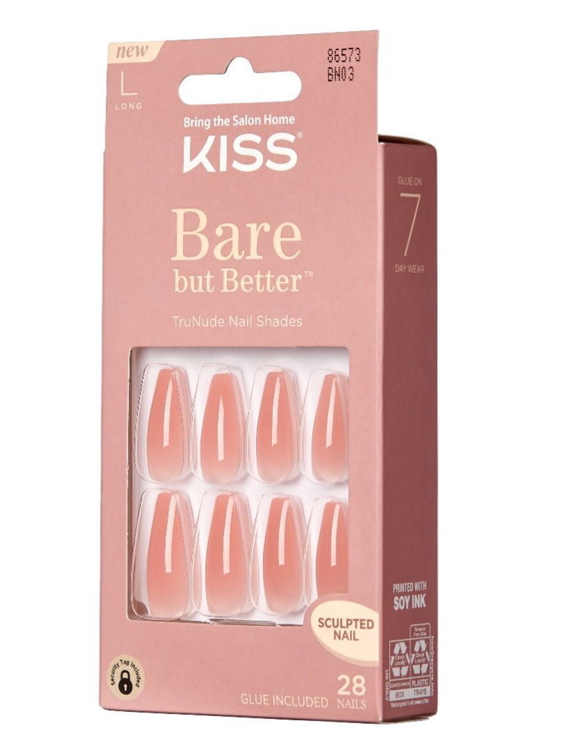 Kiss Bare but Better Nails (Nude Glow)