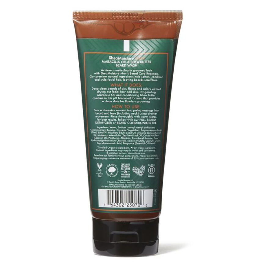 Shea Moisture Maracuja Oil & Shea Butter Beard Wash