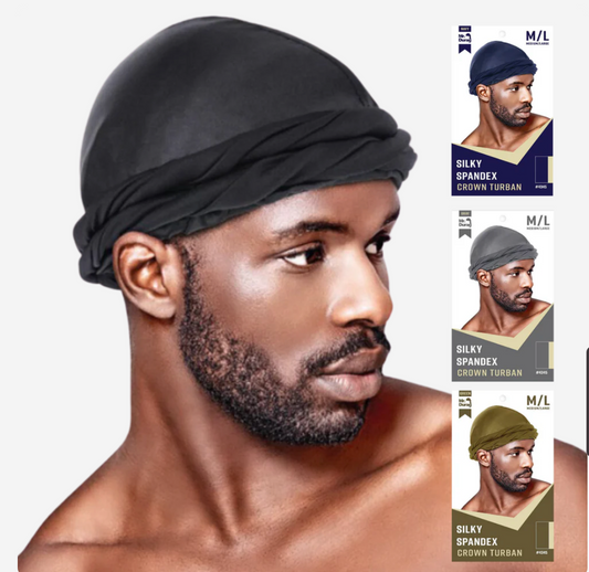 Mr. Durag Silky Spandex Crown Turban
