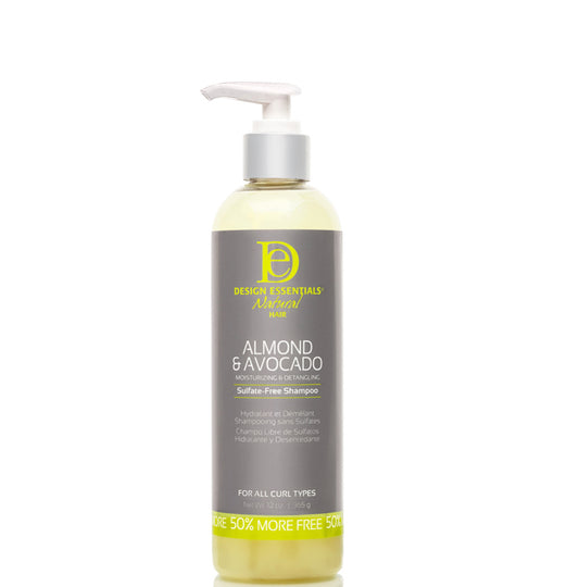 Design Essentials Almond & Avocado Moisturizing & Detangling Shampoo