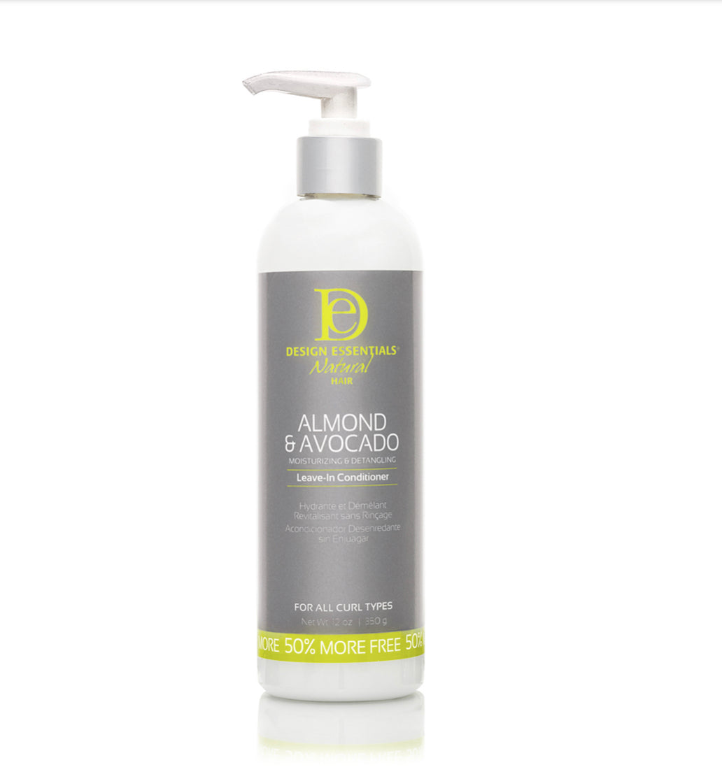 Design Essentials Almond & Avocado Moisturizing & Detangling Leave-In Conditioner