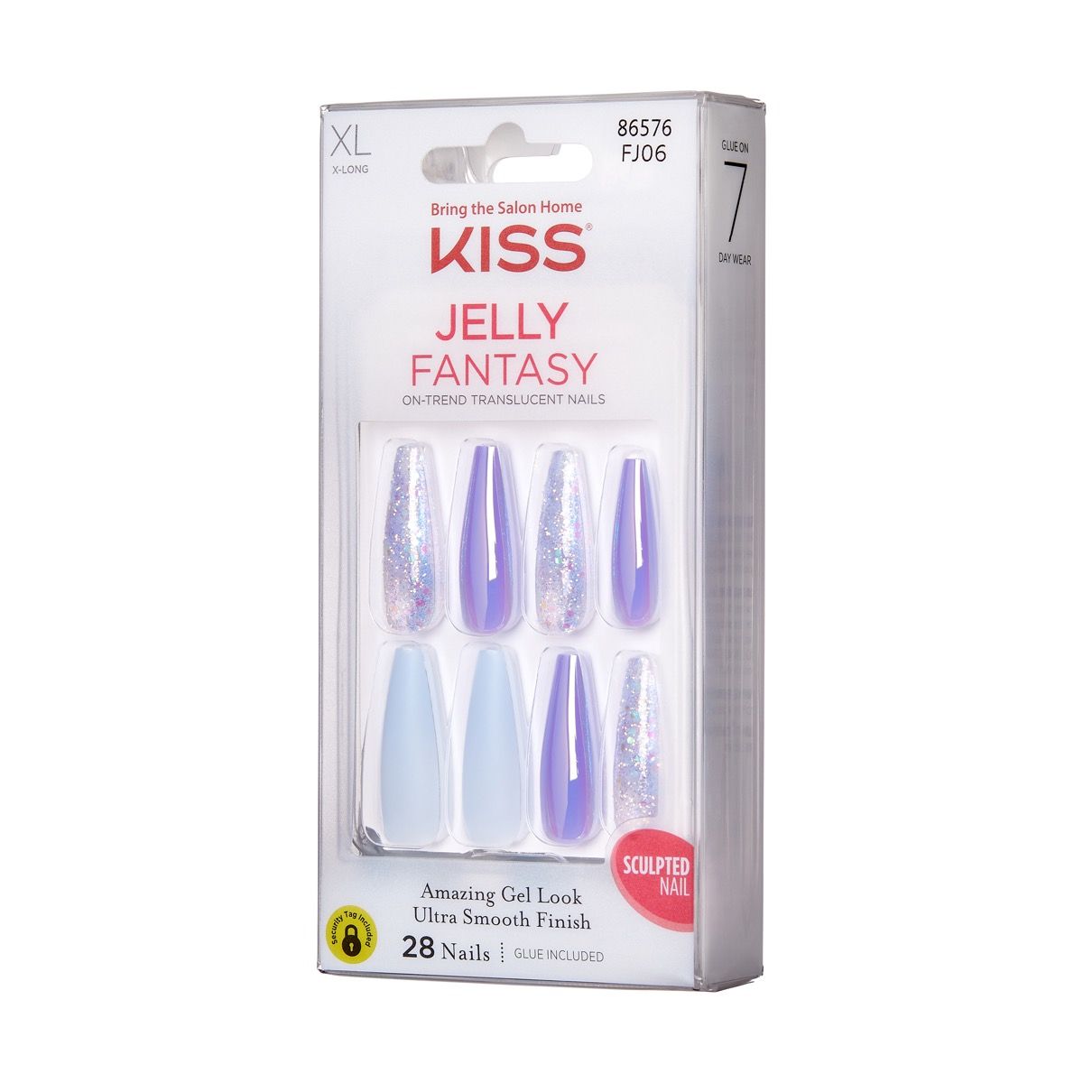 Kiss Jelly Fantasy Nails (Cherry Jelly)