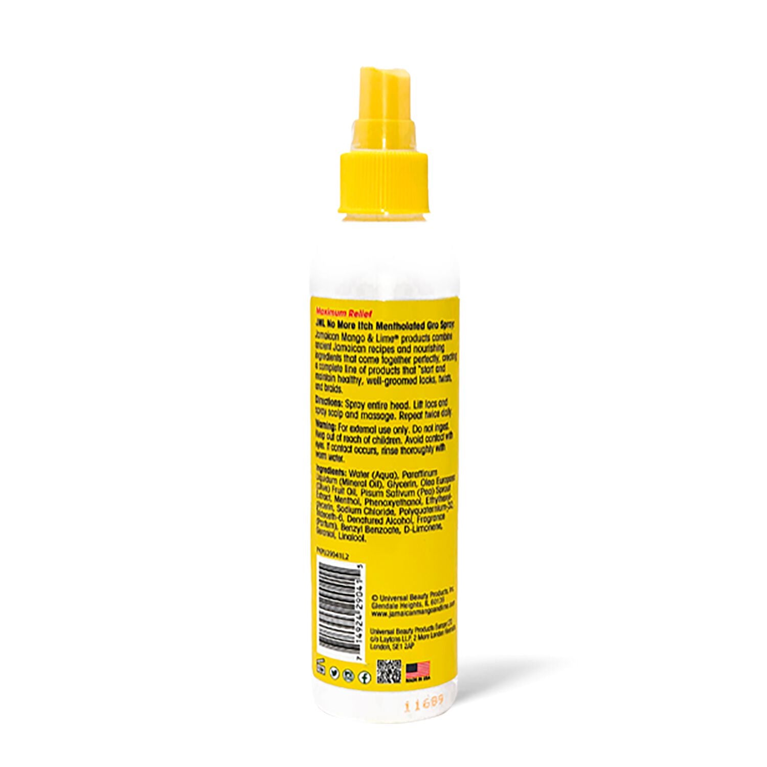 JAMAICAN MANGO & LIME NO MORE ITCH GRO SPRAY - Elegant Boutique Beauty Supply